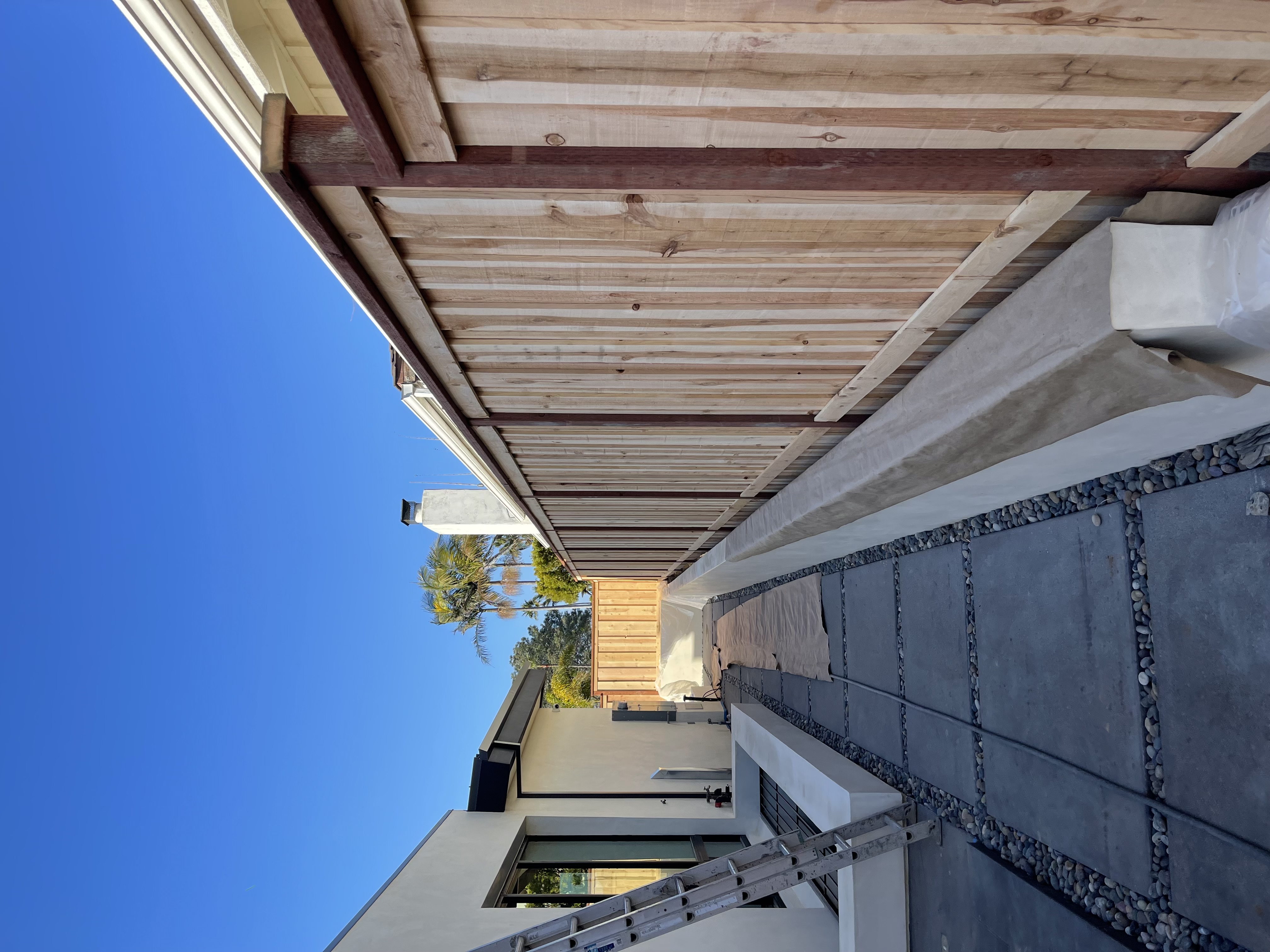 Picture-frame wood fence installed in Solana Beach